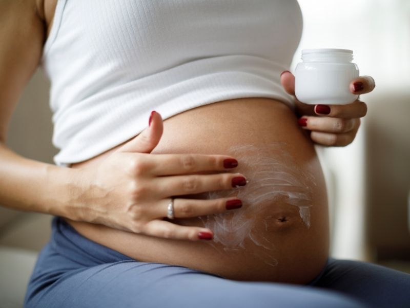 Zwangerschapsstriemen voorkomen